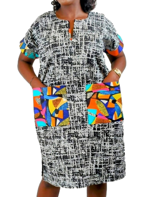Casual Shirt Dress UK Size 8-10-12-14