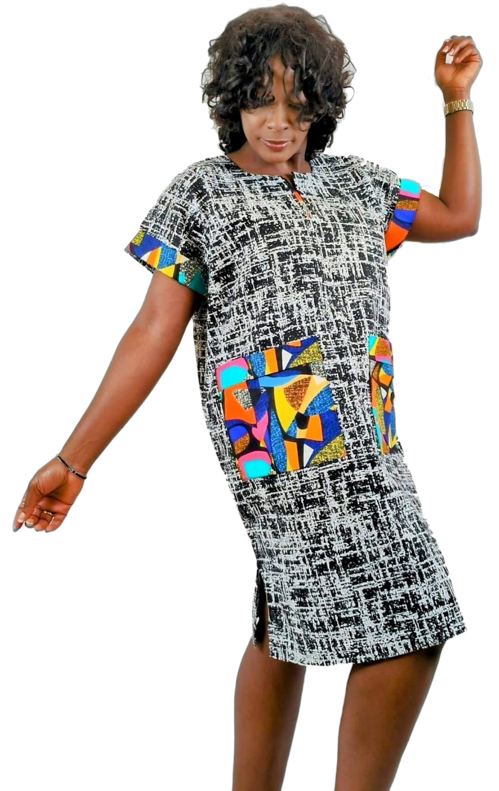 Casual Shirt Dress UK Size 8-10-12-14